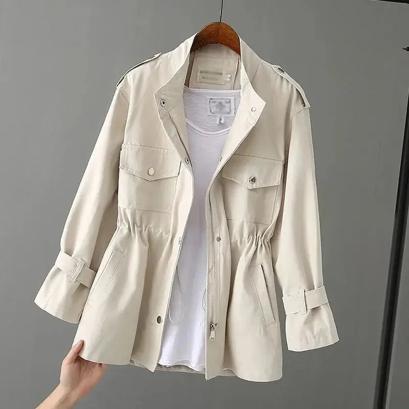 Chic Everyday Women's Trench Coat Fashion-london.uk.com