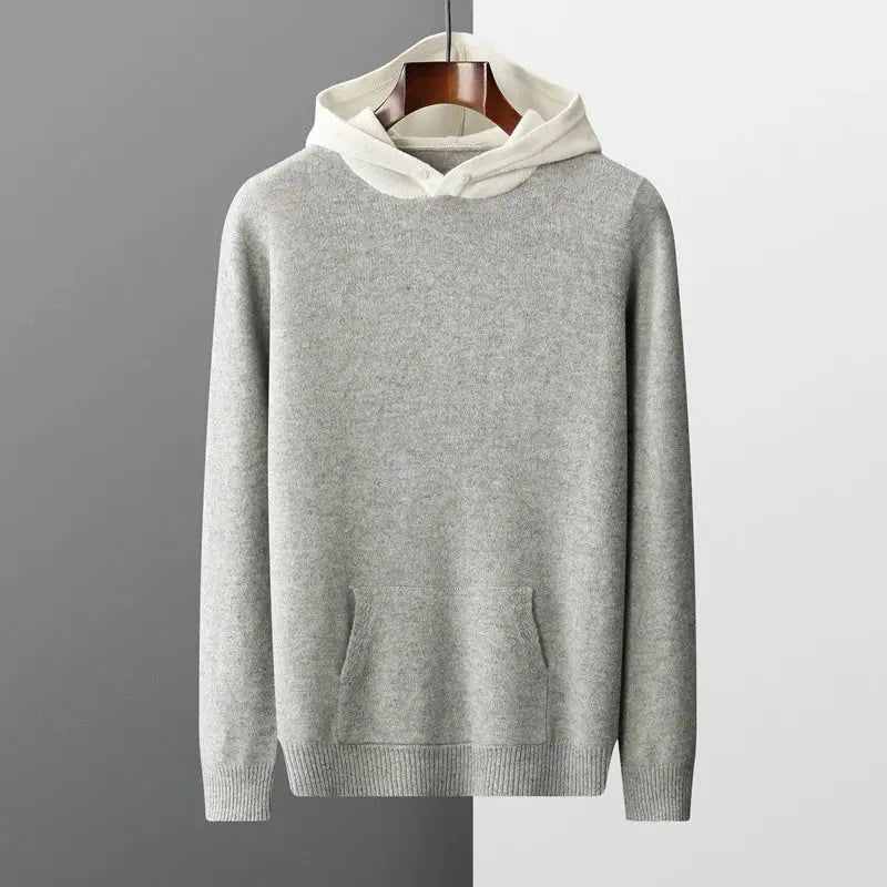 Cozy Men's Cashmere Hoodie Fashion-london.uk.com