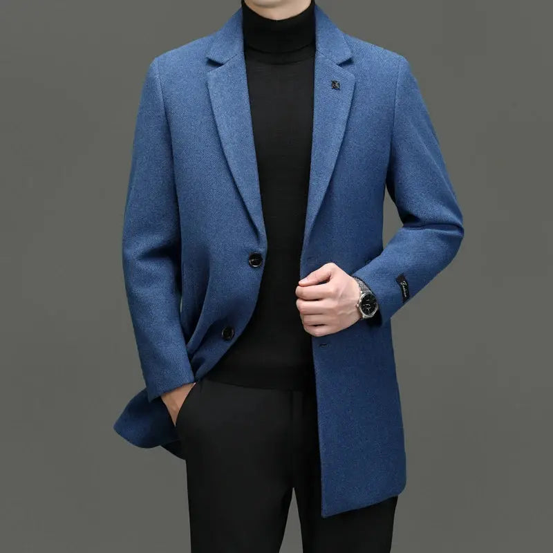 Cozy Mens Wool Overcoat Fashion-london.uk.com